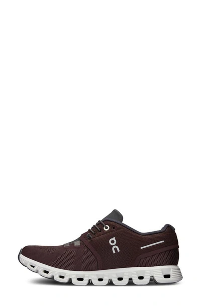 Shop On Cloud 5 Running Shoe In Mulberry/ Eclipse