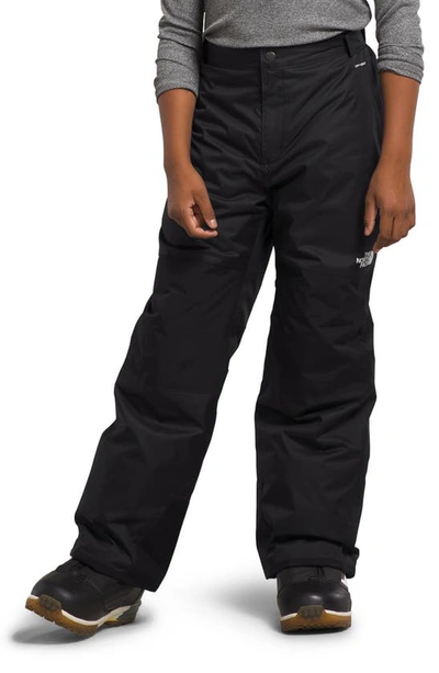 The North Face Kids' Freedom Waterproof Recycled Polyester Insulated Pants In Tnf Black