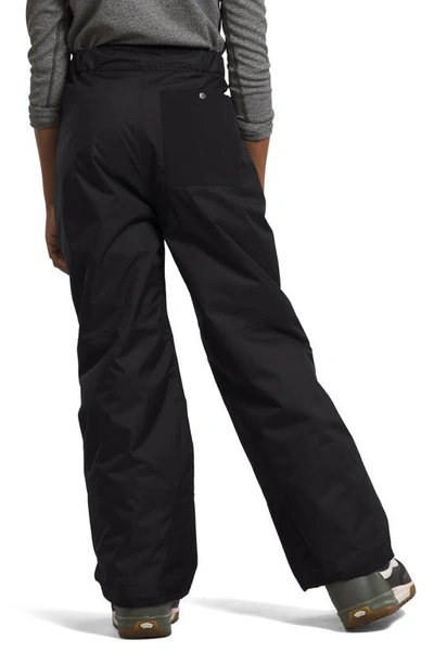 The North Face Kids' Freedom Waterproof Recycled Polyester Insulated Pants In Tnf Black