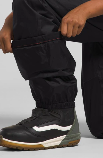 The North Face Kids' Freedom Waterproof Recycled Polyester Insulated Pants In Tnf Black