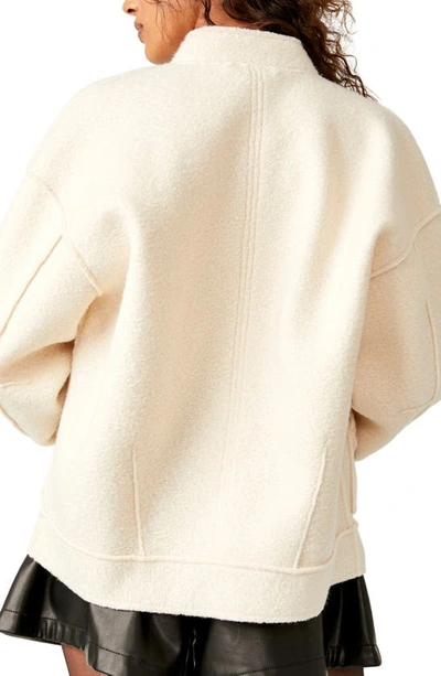 Shop Free People Willow Bomber Jacket In Ivory