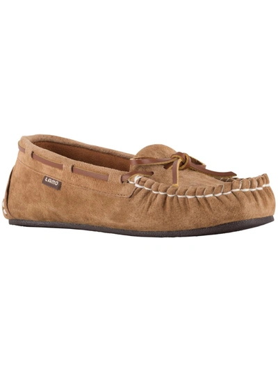 Shop Lamo Sabrina Womens Slippers Suede Moccasins In Brown