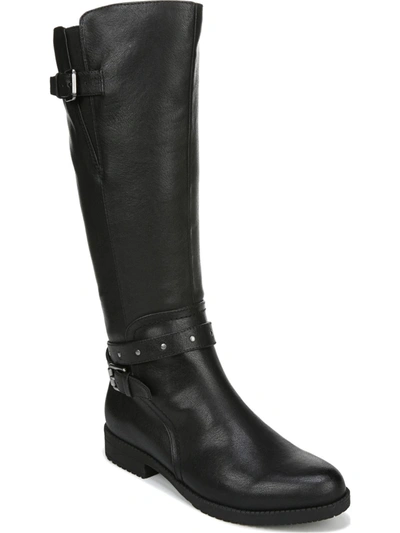 Shop Soul Naturalizer Vikki Womens Studded Strappy Riding Boots In Black