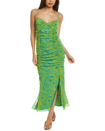 Shop Diane Von Furstenberg Lester Maxi Dress In Green