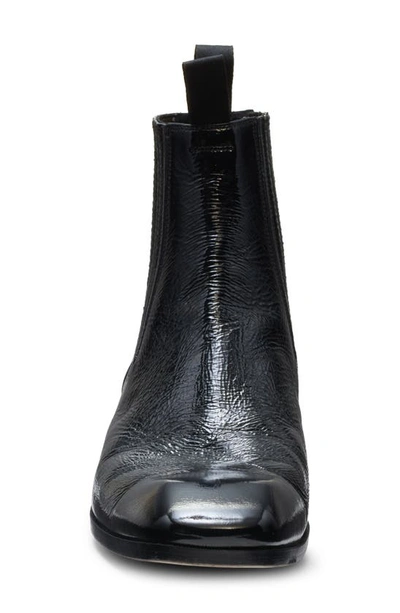 Shop Tom Ford Bailey Crackled Leather Chelsea Boot In Black