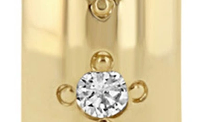 Zoë Chicco Women's Heavy Metal 14k Gold & Diamond Wide Half Round Huggie Hoop Earrings In 14k Yellow Gold