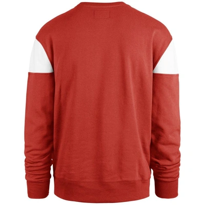 Shop 47 ' Red San Francisco 49ers Groundbreaker Onset Pullover Sweatshirt