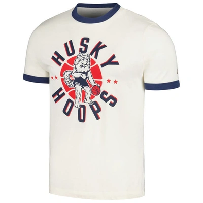 Shop Homefield Cream Uconn Huskies Husky Hoops Ringer T-shirt