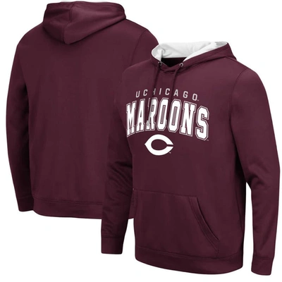 Shop Colosseum Maroon Uchicago Maroons Resistance Pullover Hoodie