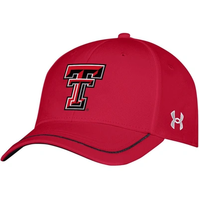 Shop Under Armour Red Texas Tech Red Raiders Iso-chill Blitzing Accent Flex Hat