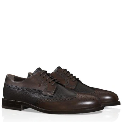 Shop Tod's Lace-up Shoes In Leather