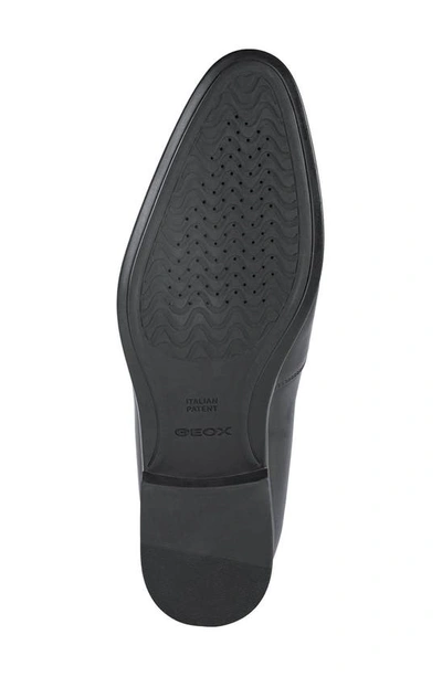 Shop Geox Waterproof Leather Loafer In Black