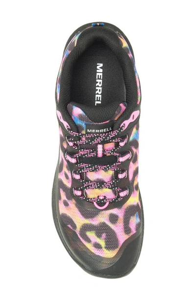 Shop Merrell Antora 3 Trail Running Sneaker In Rainbow Leopard