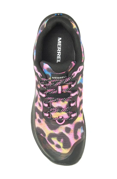 Merrell Antora 3 Trail Running Sneaker In Rainbow Leopard