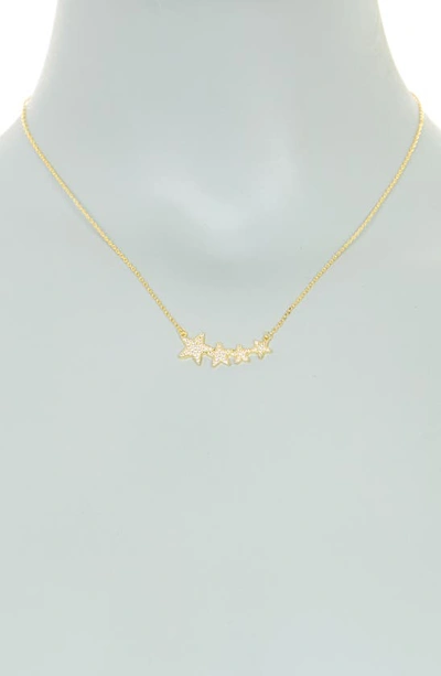 Shop Adornia Pavé Cubic Zirconia Star Pendant Necklace In Gold