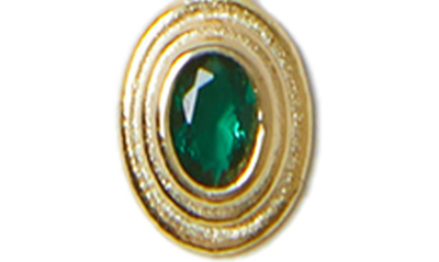 Argento Vivo Emerald Pendant Necklace In Gold