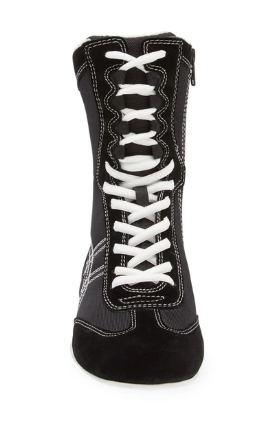 Shop Jeffrey Campbell Boxing-lo Sneaker In Black White