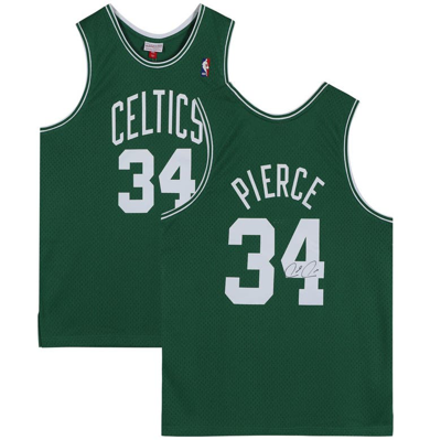 Shop Fanatics Authentic Paul Pierce Boston Celtics Autographed Mitchell & Ness 2007-08 Green Swingman Jersey