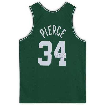 Shop Fanatics Authentic Paul Pierce Boston Celtics Autographed Mitchell & Ness 2007-08 Green Swingman Jersey