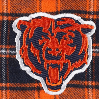 Concepts Sport Women's  Navy Chicago Bears Plus Size Badge T-shirt And Flannel Pants Sleep Set In Navy