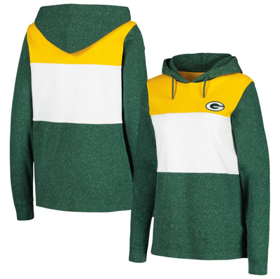 Shop Antigua Green Green Bay Packers Wicket Pullover Hoodie