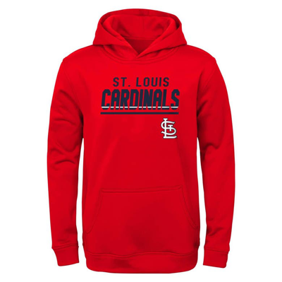 Outerstuff Kids' Youth Red St. Louis Cardinals Headliner Performance  Pullover Hoodie