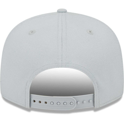New Era Silver Oakland Raiders Gridiron Classics Main Script 9fifty Snapback Hat In Silver