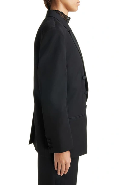 Shop Isabel Marant Peagan Wool Tuxedo Jacket In Black