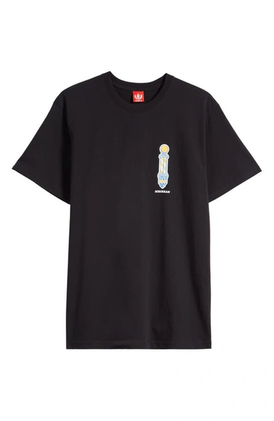 Shop Icecream The Parlour Graphic T-shirt In Black