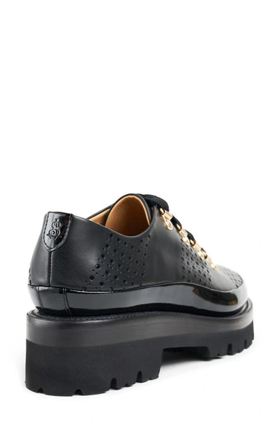 Shop The Office Of Angela Scott Ms. Josephine Lug Sole Oxford In Black