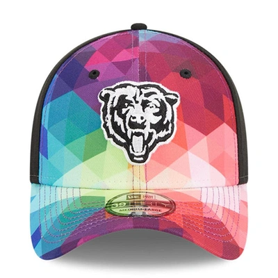 Shop New Era Pink Chicago Bears 2023 Nfl Crucial Catch 39thirty Flex Hat
