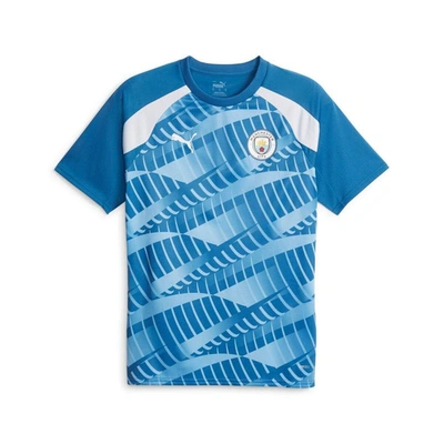 Shop Puma Blue Manchester City 2023/24 Pre-match Jersey