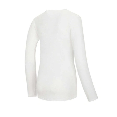 Shop Concepts Sport White/black Army Black Knights Long Sleeve V-neck T-shirt & Gauge Pants Sleep Set