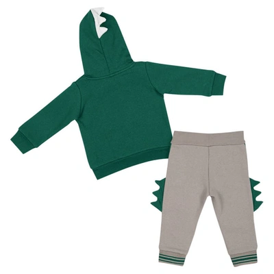 Shop Colosseum Infant   Green/gray Michigan State Spartans Dino Pullover Hoodie And Pants Set