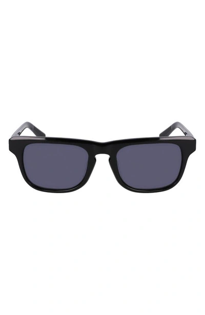 Shop Shinola 52mm Modified Rectangular Sunglasses In Black