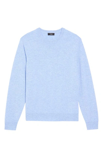 Shop Theory Hilles Cashmere Sweater In Light Blue Melange - X9n