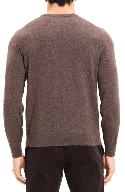 Shop Theory Hilles Cashmere Sweater In Peat Heather - 1ip