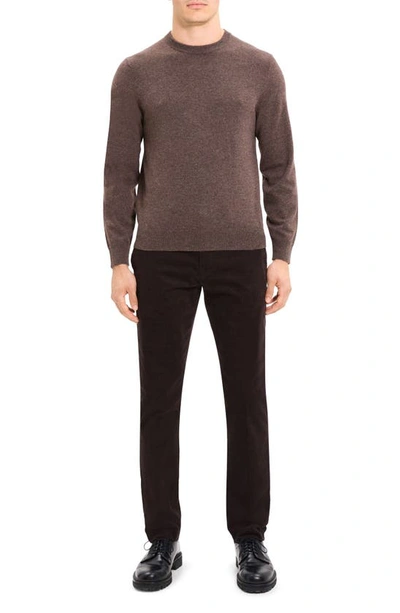 Shop Theory Hilles Cashmere Sweater In Peat Heather - 1ip