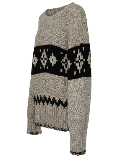 Shop Khaite Woman  Tabi Beige Cashmere Sweater In Cream