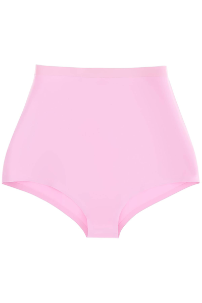 Shop Maison Margiela High-waisted Briefs In Latex Women In Pink