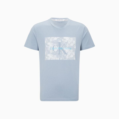 CK Jeans夏季男士时尚印花LOGO纯棉透气简约圆领短袖T恤J321530
