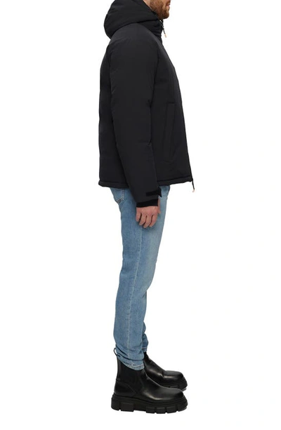 Noize Arturo Short Parka In Black