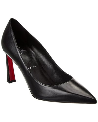 Shop Christian Louboutin Condora 85 Leather Pump In Black