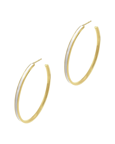 Shop Adornia 14k Plated Hoops In Gold