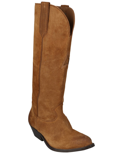 Golden Goose Wish Star Boot In Brown