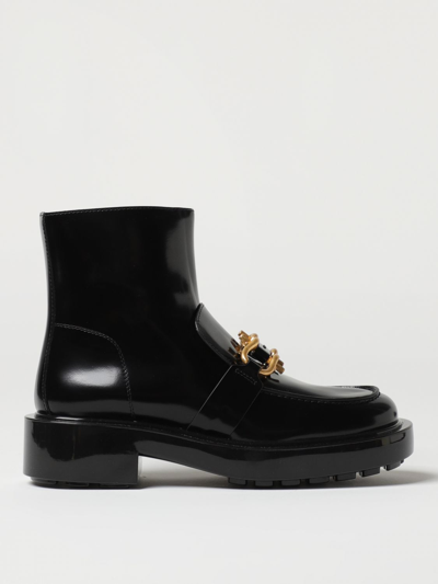 Shop Bottega Veneta Monsieur Ankle Boots In Brushed Leather In Black