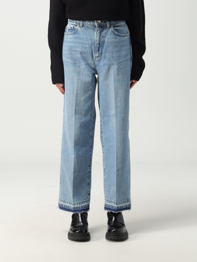 Shop Michael Kors Jeans  Woman Color Blue
