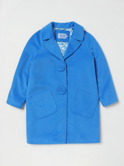 Shop Mi Mi Sol Coat  Kids Color Blue