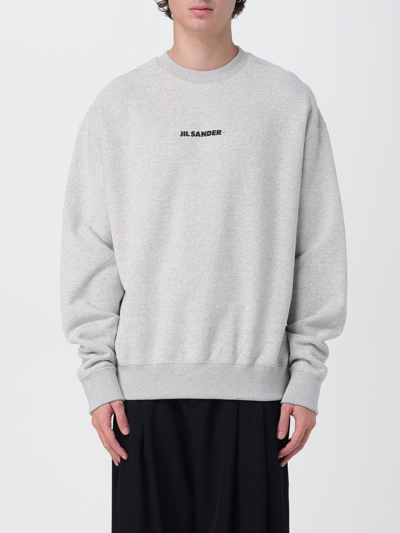 Shop Jil Sander Sweatshirt  Men Color Grey