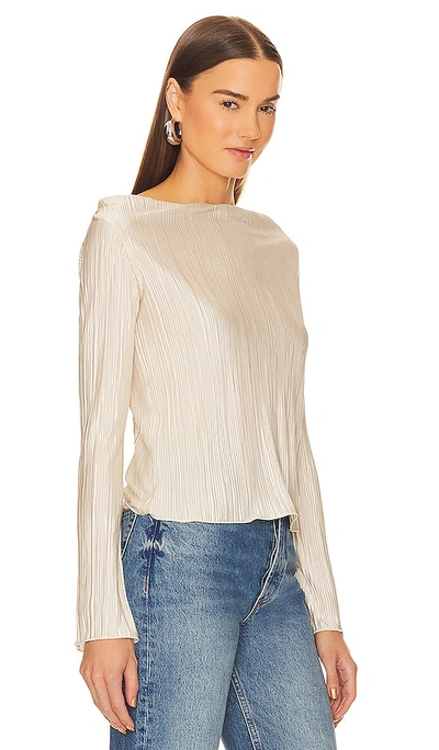 Shop Song Of Style Nelson Long Sleeve Top In Neutral